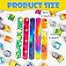 RICEDUO 60 Pcs Slap Bracelets for Kids, 30 Styles Colorful Bulk Slap Wristbands - Animals Heart Galaxy Cute Slap Bracelets for Party Favors Classroom Prizes Exchanging Gifts