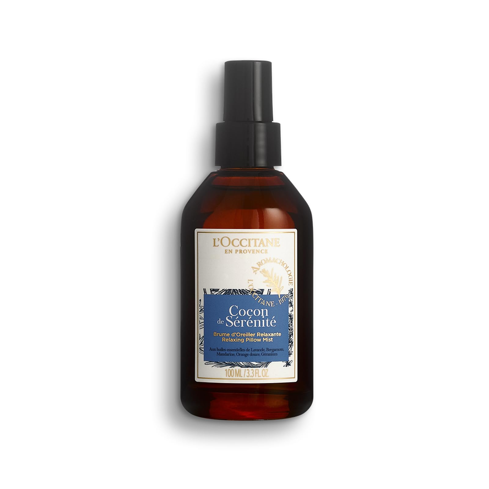 L'OCCITANE - Bruma de Almohada Relajante Cocon de Sérénité - 100 ml - Enriquecida con aceites Esenciales - Fabricado en Francia
