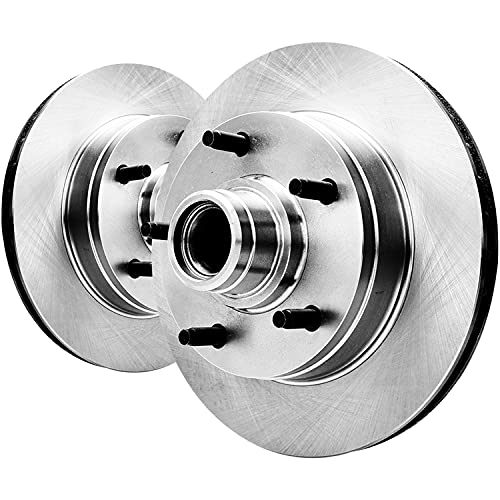 Detroit Axle - Both 298Mm Front Disc Brake Rotors For 1994-2001 Ford E150 W/Rear Wheel Abs #TOP2