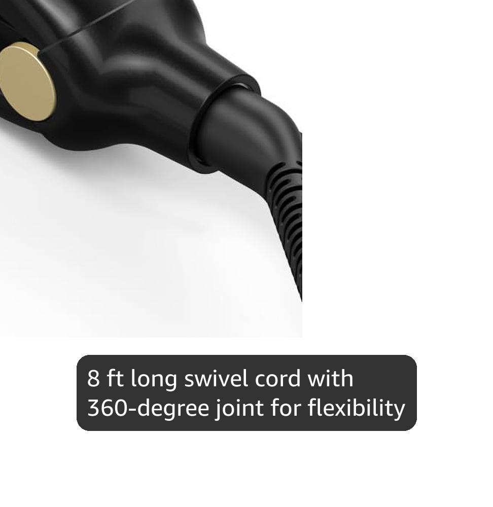 Wavytalk Wet to Straight Hair Straightener, Titanium 1.75 Inch Vent Sesh Wide Flat Iron, Straightener for Damp or Dry Hair with Dual Voltage Leave Silky & Smooth, Black