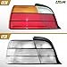 USR 92-99 E36 Coupe Tail Light – Rear Tail Lamps Set (Left + Right) Compatible with 1992-1999 BMW E36 3 Series 2 Door Coupe & Convertible 318/325/328/M3 (OE FROSTED ALL CLEAR LENS with BULBS)