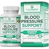 PurePremium Blood Pressure Support Supplement with Hawthorn, Hibiscus & Garlic Extract - Herbal Supplement, Vitamins & Herbs Support Normal Heart Health - 3 Months Supply - 90 Capsules