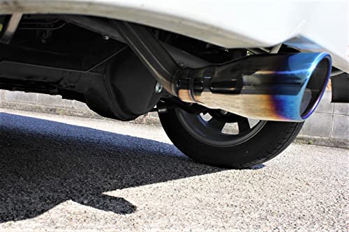 Realize Bluefin (ブルーフィン) スズキ エブリイワゴン (ABA-DA17W) 車マフラー 1本出し SUS ステンレス ブルーカラー EVERY WAGON エブリィ エブリー 401-037-bl