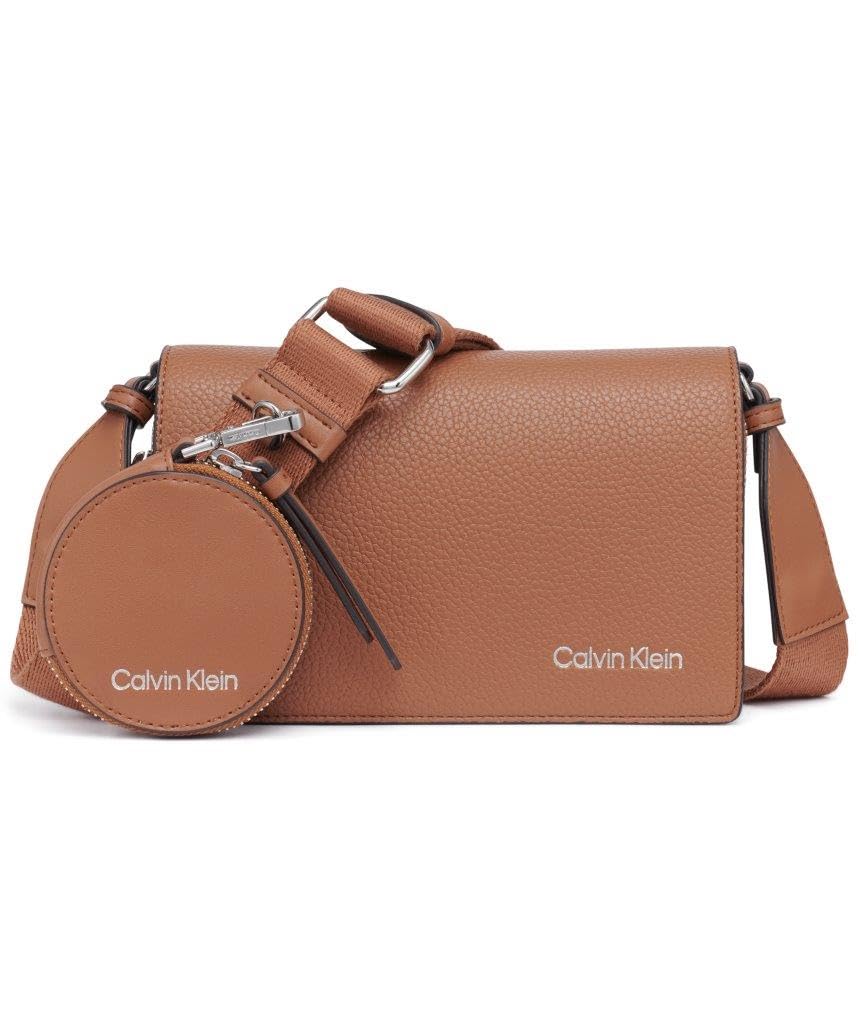 Calvin Klein Womens Millie Triple Compartment Camera Bag Crossbody Calvin Klein Millie Triple Compartment Camera Bag Crossbody