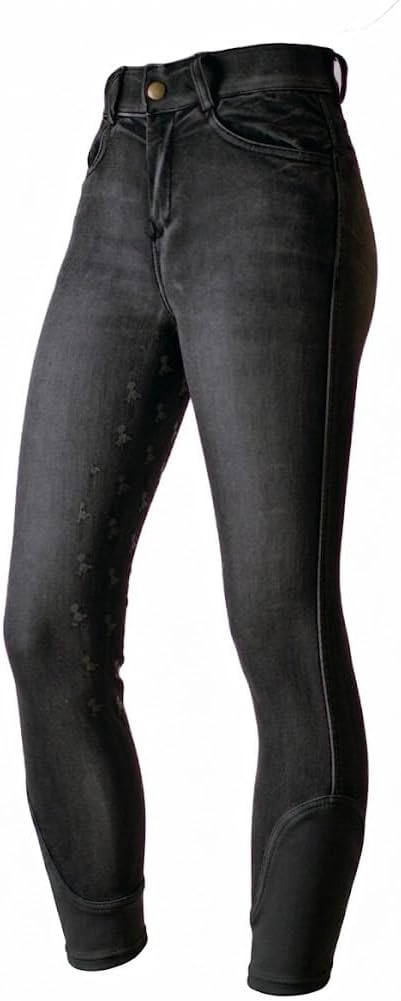 Anni Lyn Sportswear Women's Stretch Denim Full Seat Breech
