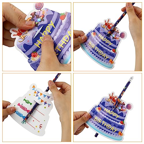 Panelee Set de 72 Lápices y Tarjetas de Cumpleaños miniatura 4