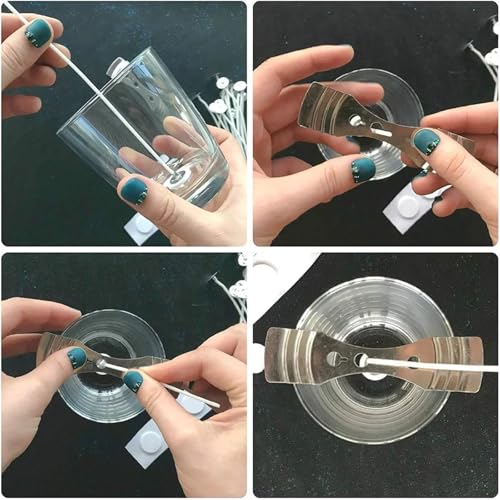 Candle Wick Holders 20-Pack de Acero Inoxidable miniatura 2