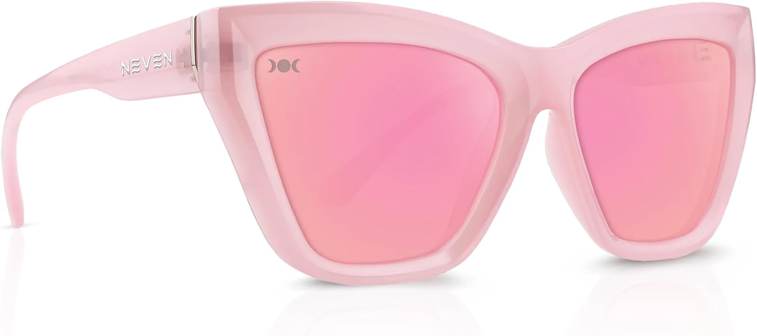 NEVEN Coven Women’s Polarized Sunglasses - Bold, Edgy Designer Cat Eye Sunglasses for Women - Stylish UV Protection Glasses