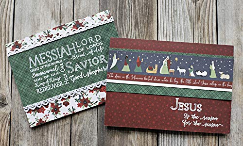 Stamp Simply Clear Stamps Jesus Christmas Religious 4X6 Inch Sheet - 10 Pieces #TOP3