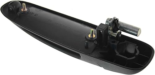 Miniatura 702 de TRQ Manija de la puerta exterior trasera izquierda del lado del conductor negra compatible con Honda Civic 2001-2005