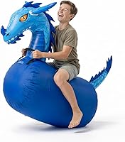 Vista 14 de WADDLE - Juguete hinchable para saltar, animal para botar, Hip Hopper, para perros, edades de 2 años en adelante, soporta hasta 85 libras