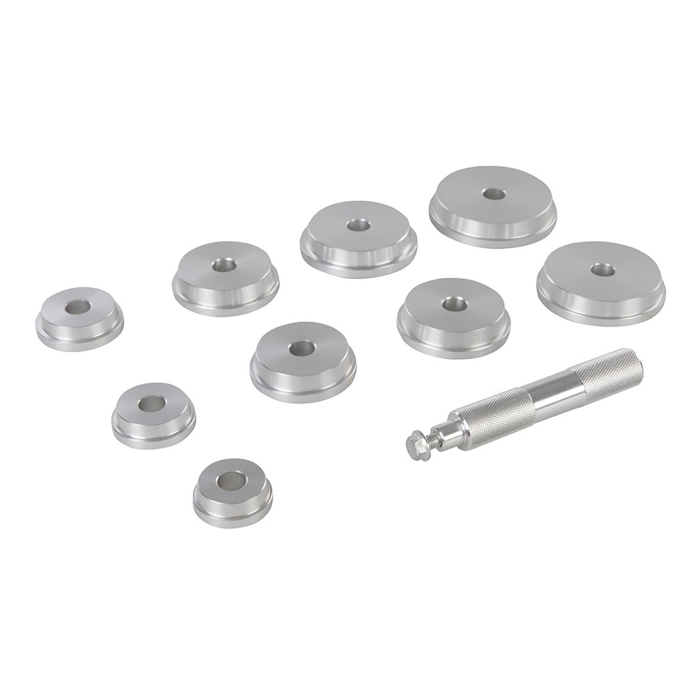 Silverline 486869 Lagertreiber, Silber, 40–81 mm, 10 - Teilig Satz