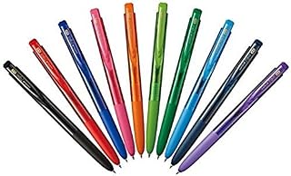 Uni-ball Signo RT1 Retractable Gel Ink Pen, Medium Point 0.5mm, Rubber Grip, UMN-155-05, 10 Color Value Set