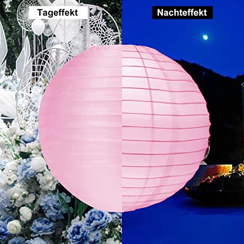 FullBerg 20 lanterne di carta bianche, 20 cm