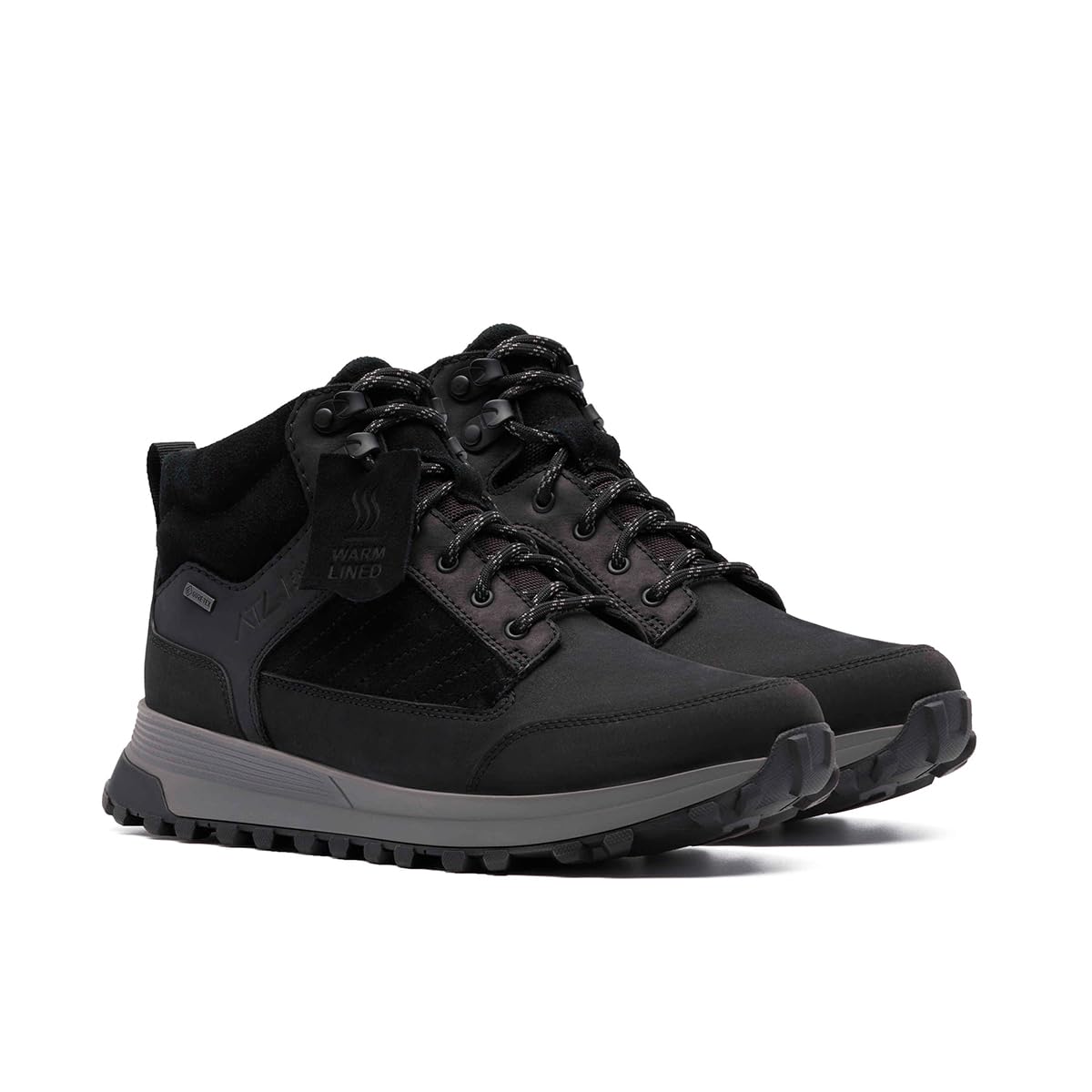 Clarks Premium ATL TrekHi GTX - Botas de senderismo para hombre, color negro, talla 7.5