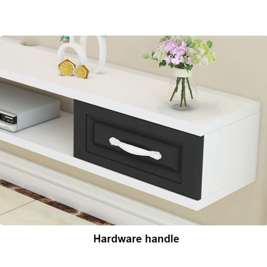 Mensola sospesa Mobile TV a Muro Supporto TV Moderno Galleggiante Mobili per Console Supporti TV Rack per schede TV Console multimediale Centro di intrattenimento per Lettori Blu-R