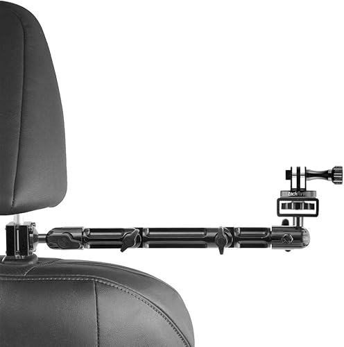 Tackform Soporte para reposacabezas para GoPro y otras cámaras de acción, 10.75 pulgadas