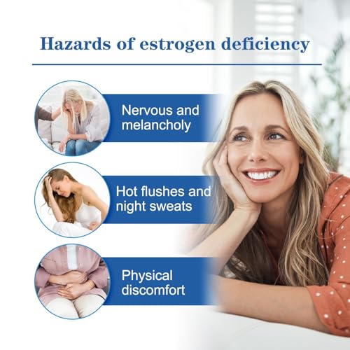 Östrogen-Creme für den Hormonhaushalt, natürliche bioidentische Östrogen-Creme für Frauen zur Linderung der Wechseljahre, Balance-Unterstützung für den Körper, 100 ml (blue box)