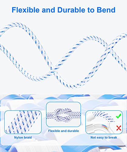 Ethernet Cable 10m, Cat 8 Long Internet Network Lan Cable, High Speed Gigabit 40Gbps 2000MHz S/FTP Nylon Braided Patch Cord with Rj45 Connector for Powerline Adapter, PS5, Xobx, Faster Than Cat6/Cat 7 - Image 5