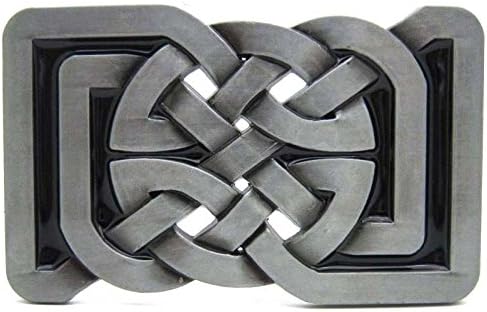 TAKELA Square Keltic Celtic Knot Belts Buckle