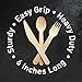 Weemium Disposable Wooden Cutlery Set - 300 Count (100 Forks, 100 Knives, 100 Spoons) – Plastic-free Packaging - Biodegradable Silverware and Splinter-free Compostable Utensils for Parties 5