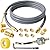 MIV Propane to Natural Gas Conversion Kit Compatible with Nexgrill, Natural Gas Conversion Kit Compatible with Weber Genesis, Spirit Grills,10FT