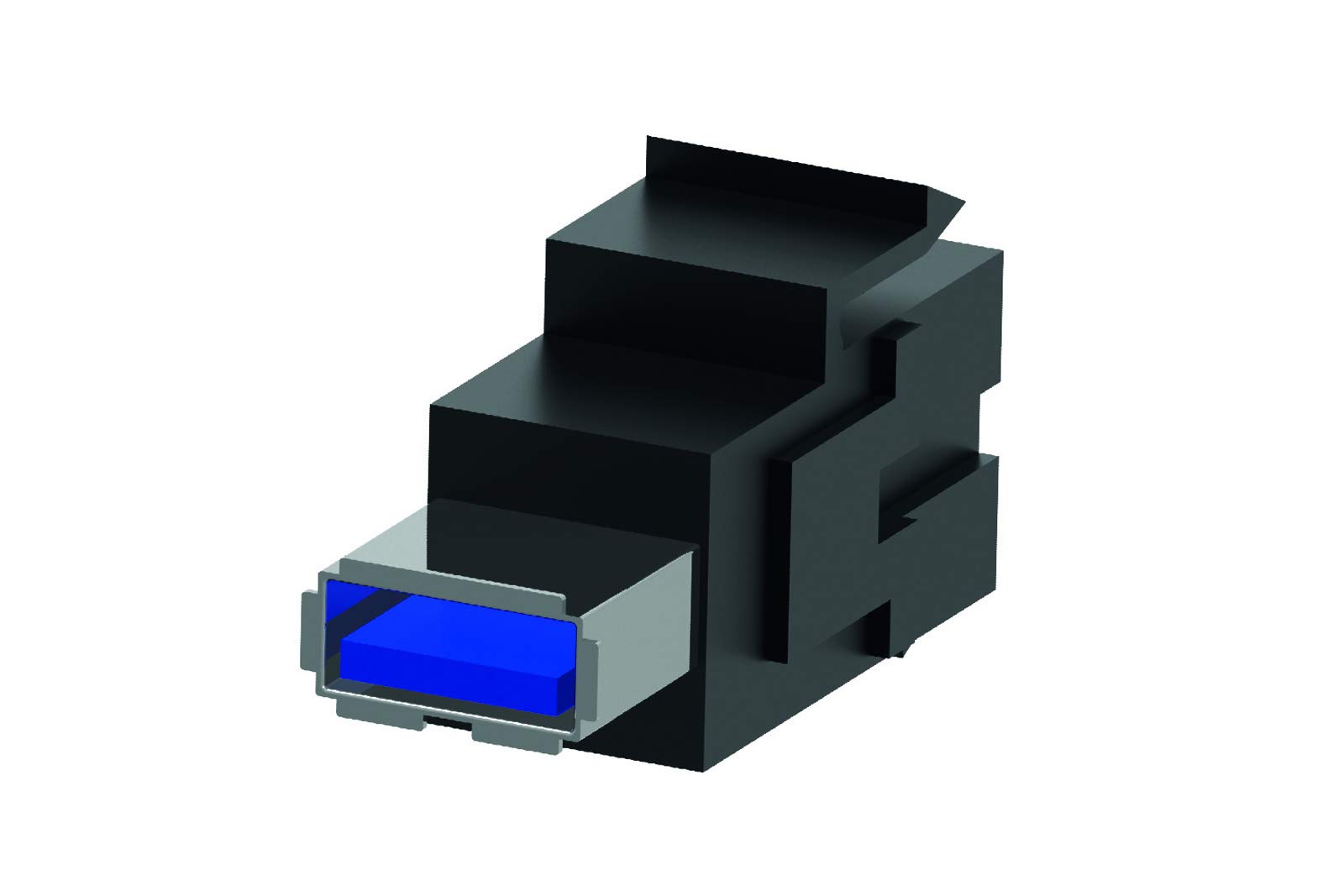 Bachmann 917.120 USB A/A 3.0 moduł Keystone, czarny