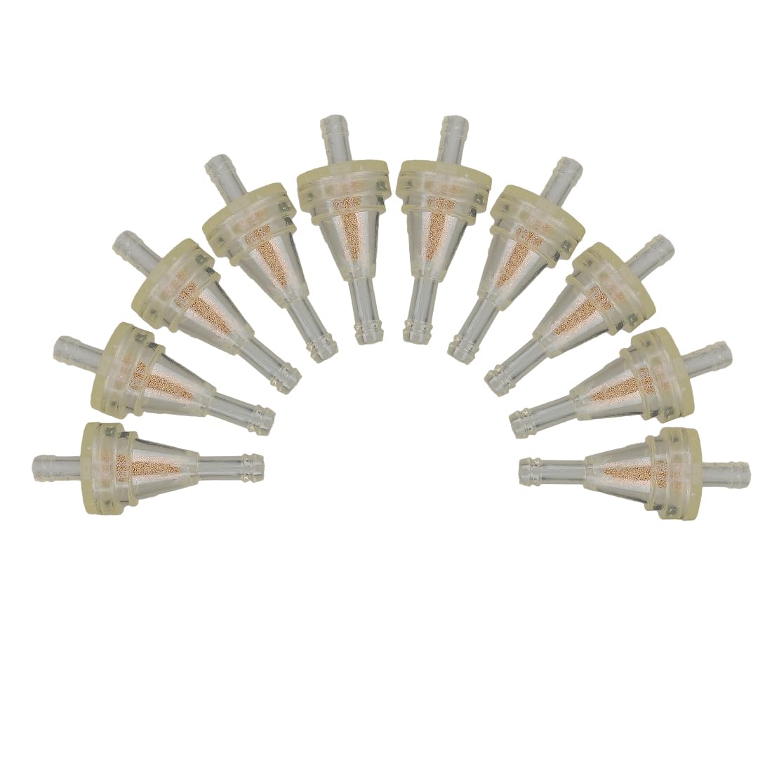 20 Pezzi Filtro per Benzina Carburante per Tubo Carburante da 1/4" 6,3 mm Moto Dirt Bike