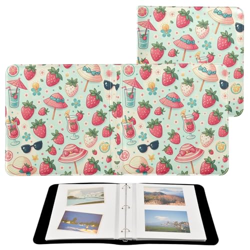 Álbum de Fotos Self Adhesive DIY Scrapbook Album FLildon Piel PU 3 Anillos 40 Páginas 11.8x11.2 pulgadas miniatura 2