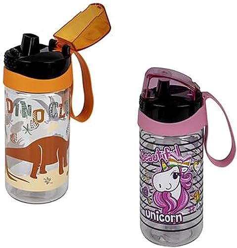 Water Bottle 500ml Shark/Dino Assorted