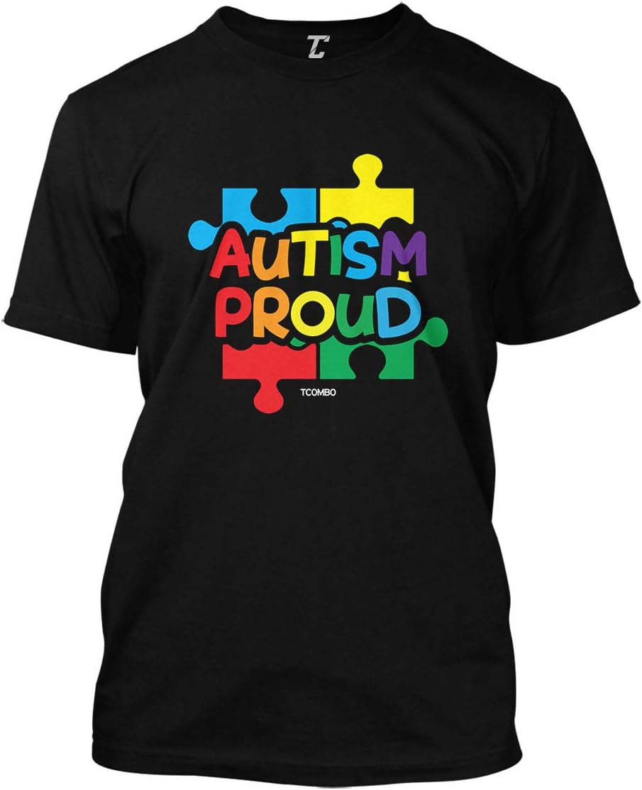 Autism Proud - Puzzle Piece Autism Awareness Men's T-Shirt