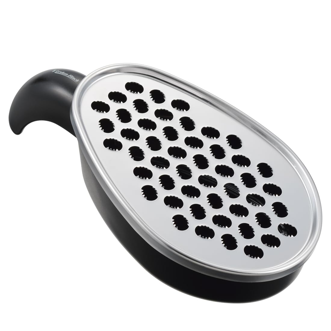 Shimomura Verdan Black Gentle Grater Antibacterial Stainless Made in Japan