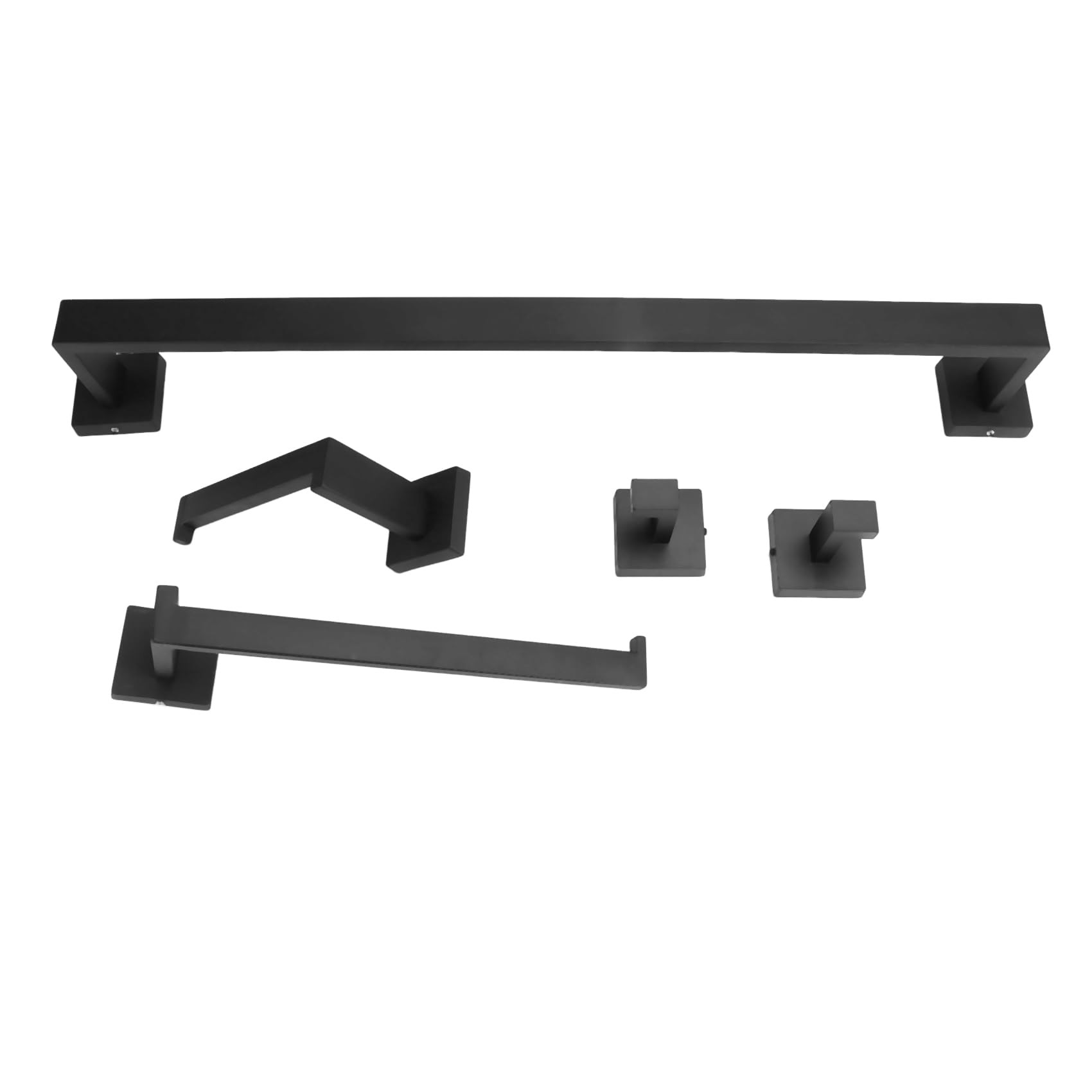 CTRLZS Bathroom Kit Bathrobe Hook Towel Bar Towel Rack Toilet Paper Rack