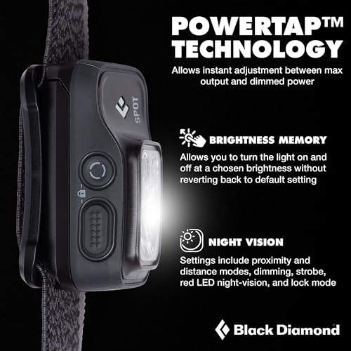 Black Diamond Equipment Spot 400 ヘッドランプ グラファイト BD620672 の商品画像 2