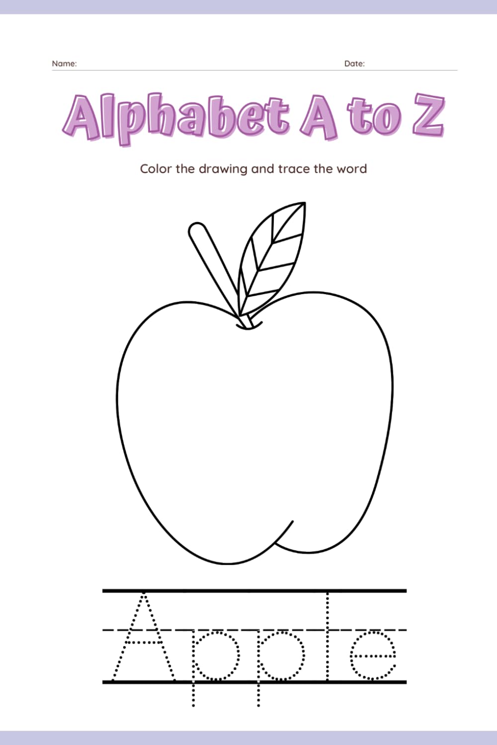 A to Z Coloring Adventure
