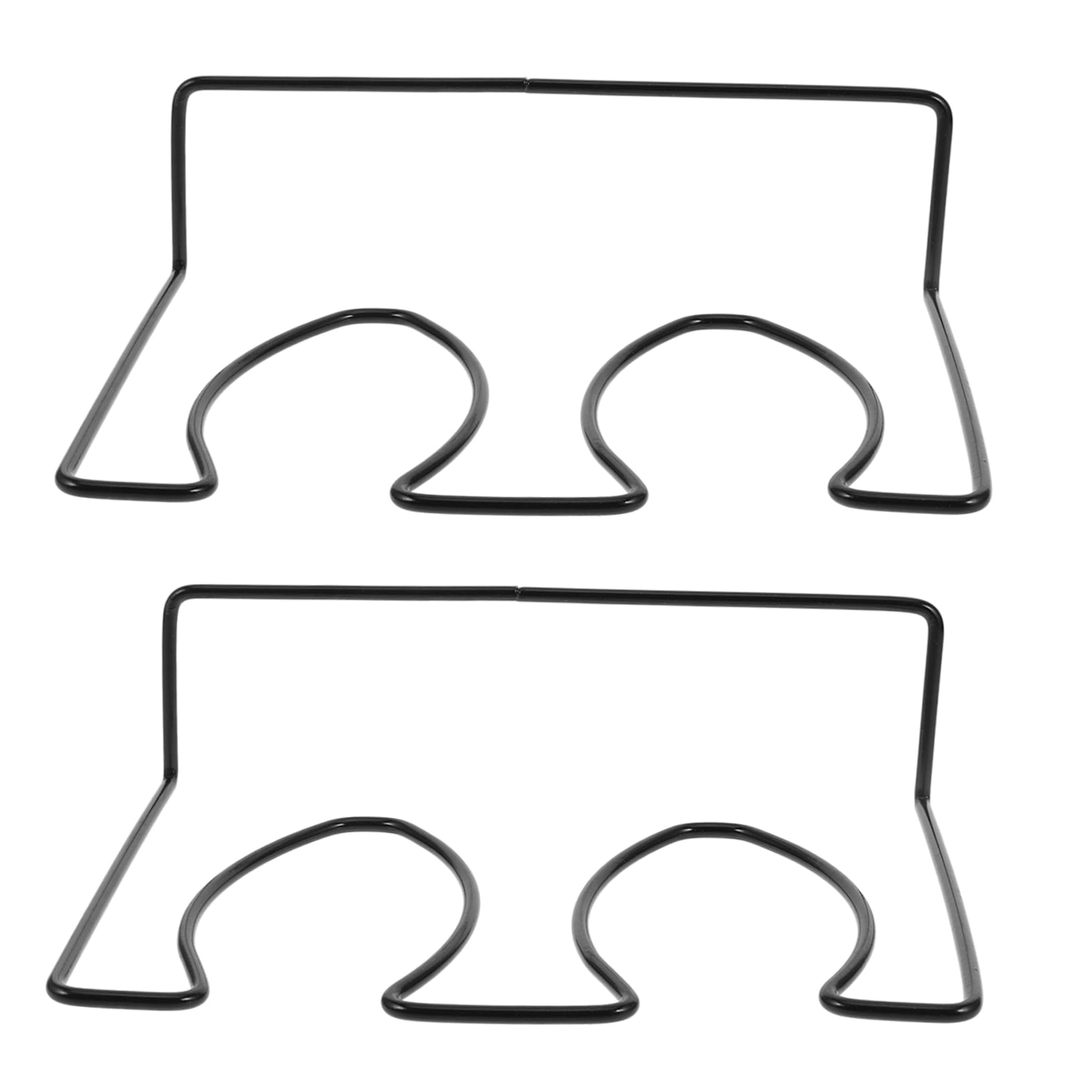 MUCKLILY 2pcs Over Door Shoe Organizer Wall Mounted Boot Rack for Space Saving Shoe Storage Entryway Closet Garage with Enhanced Air Circulation to Prevent Odors