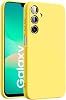 Verco Handyhülle für Samsung Galaxy A26 5G Hülle Case Silikon Gel [weiches Innenfutter] Schutzhülle für Samsung A26 5G Case stoßfest Gelb