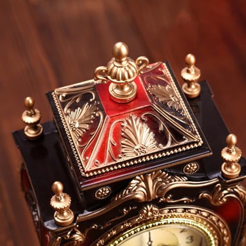 Reloj antiguo de escritorio ideal para decorar repisas de sala y la oficina en casa 5