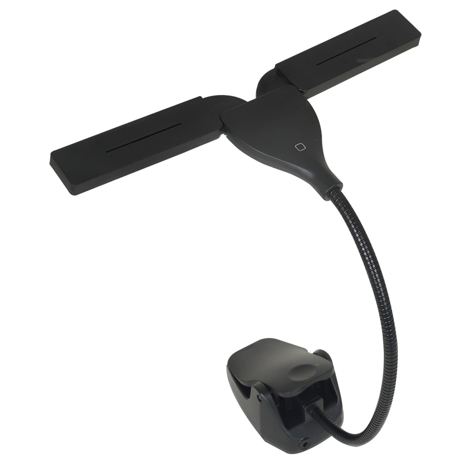 Lampada portatile flessibile a LED a clip e leggio musicale, design pieghevole, luce da viaggio con luminosità regolabile e batteria ricaricabile USB