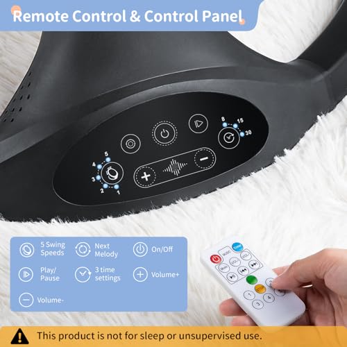 Baby Rocker and Swing with Bluetooth