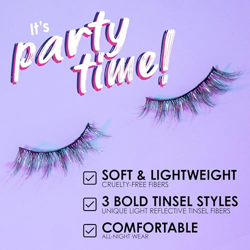 Image of L.A. COLORS Party Time Lashes, Party All Night C37422