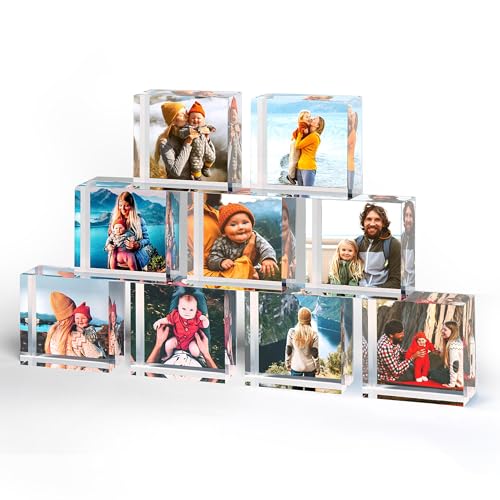ArtPix 3D Acrylic Custom Gift, Personalized UV Print Block Square,