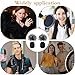 4 Pcs High-Density Headset Mic Cover, Mini Foam Microphone Windscreen & Furry Covers Set, Headset Mic Foam Cover, Lapel Microphones Windscreen for Lavalier, Noise Reduction