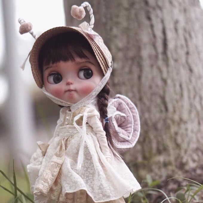 カスタムブライス  Blythe  ネオブライス 本体 アウトフィット セット ブライスアウトフィット 赤 3点セット blythe ネオブライス リカ