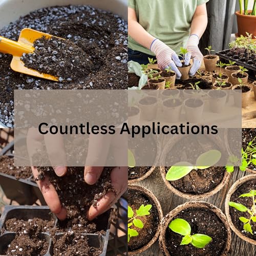 Premium Seed Starter Soil - Ideal for Seed Starting & Gardening - Complete Seed Starting Mix Included. Half-Quart