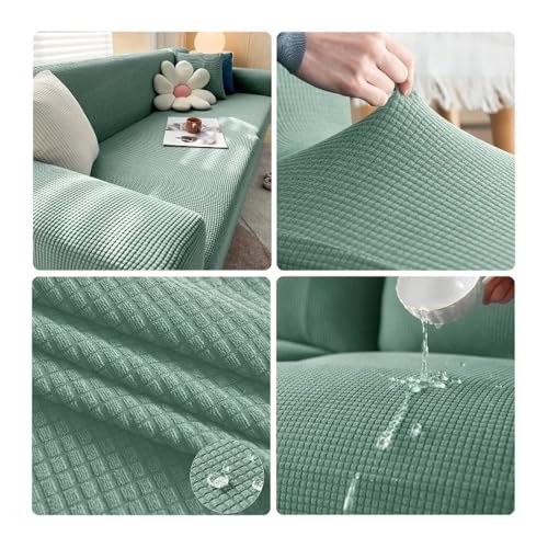 Housse de canapé imperméable en tissu extensible premium 4 places - 4