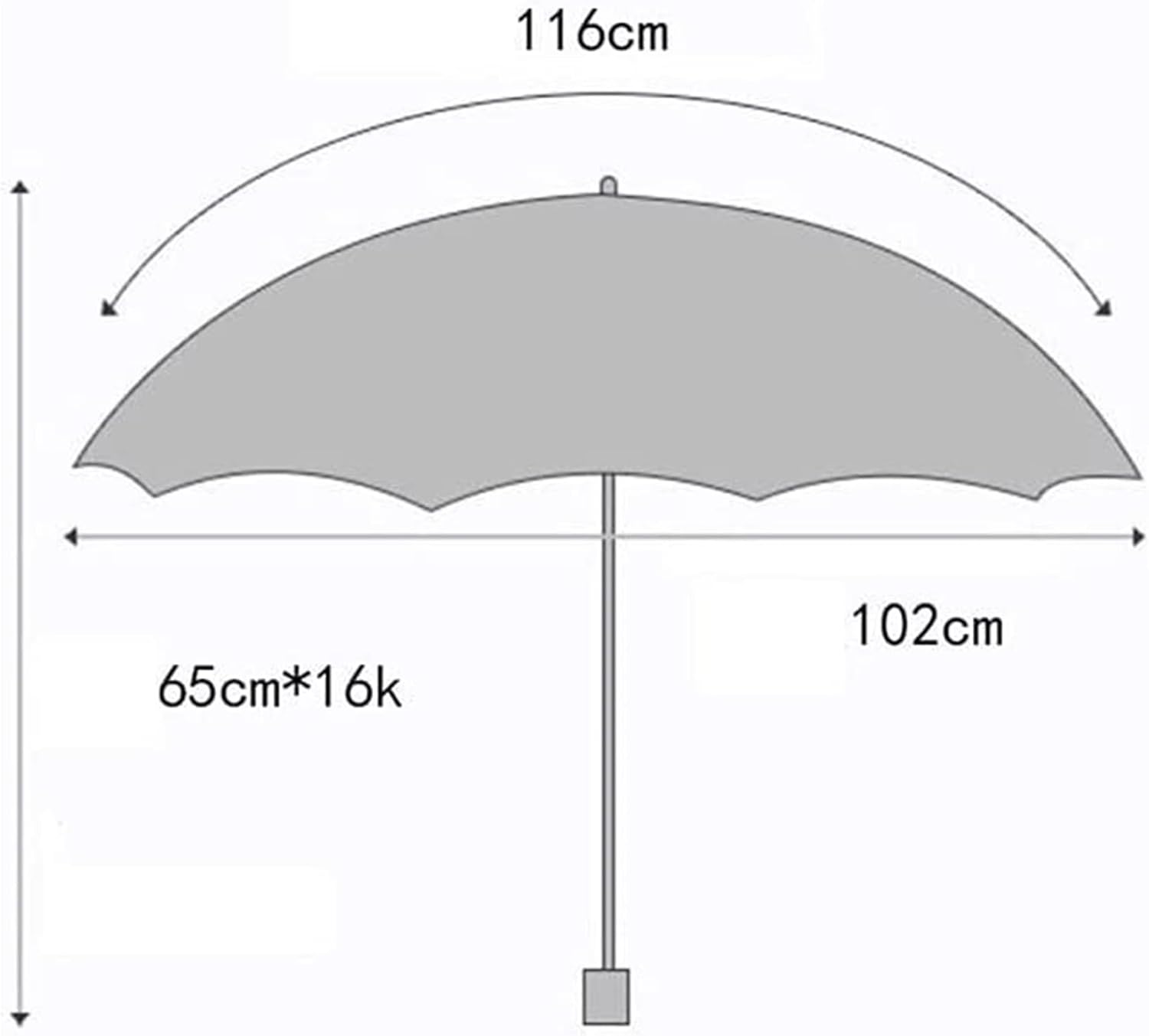 Stick Umbrellas Chinese Style Umbrella Wooden Long Handle Umbrellas Strong Large Umbrella Golf Umbrella for Men and Women Men Women (White One Size)