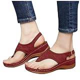 Rrunsv Plateau Sandalen Damen Sommer Plateau Leopard Blumen Freizeit Frauen Bohemian Pantoletten Römersandalen Sandaletten Hausschuhe Slipper Damen Pumps Flip Flops Riemchenpumps Sommerschuhe