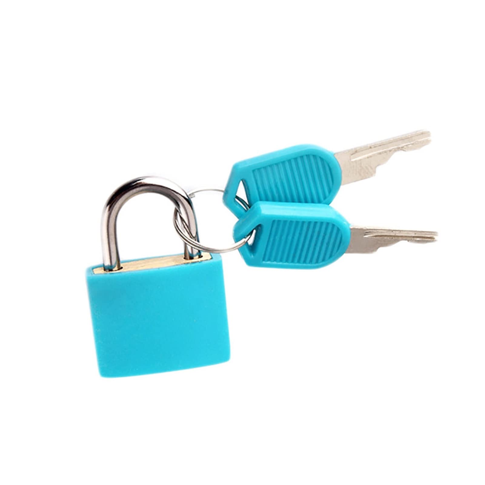 KANBUN WSZTT Starke Vorhängeschlösser, Reise-Stahlschloss, Koffer, Sicherheit, Dropshipping, Tagebuch, Diebstahlsicherung, Mini-Schlüssel, Gepäck, 2 kleine Vorhängeschlösser (Farbe: 3 Stück)