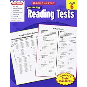 Scholastic Success With Reading Tests, Grade 6